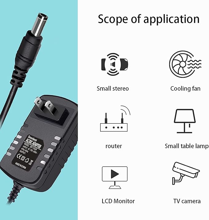 AC/DC Adapter Compatible with LumiSource BoomChair E-Tec Boom Chair Video Gaming Game Chair Wall Home Power Supply Cord Cable PS Charger Mains PSU