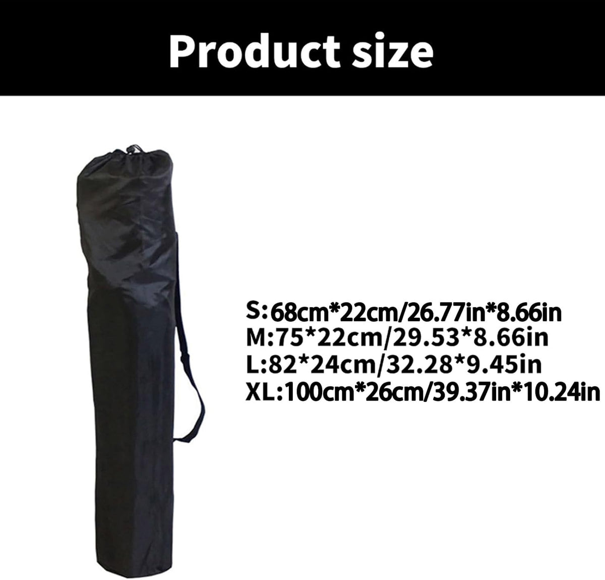 Generic Outdoor Folding Chair Carrying Bag, Portable Drawstring Storage Nylon Replacement Carry Bag for Camping