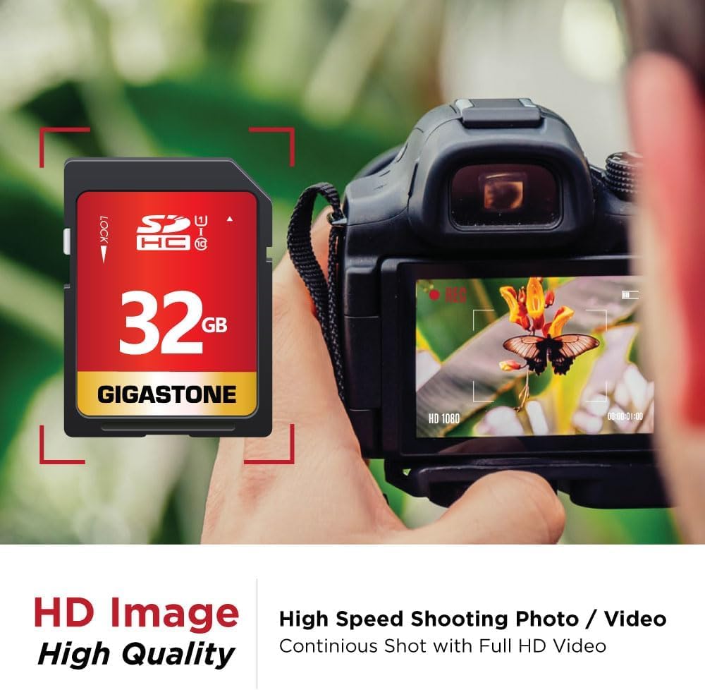 Gigastone GS-SDHC80U1-32GB-R (32GB) Prime Series SDHC Card