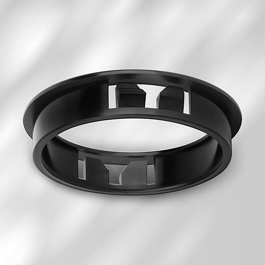 GAGIRA 10PCS 2-1/2" Black Cable Snap Bushing Grommet, Snap in Cord Bushing Protect Cables