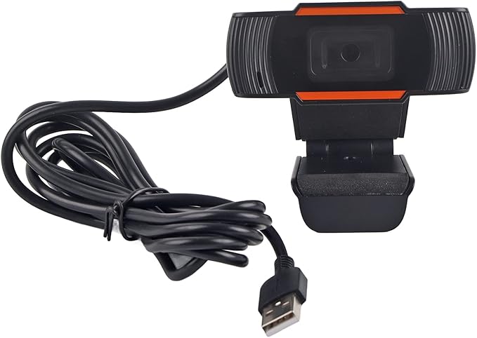 High Definition Camera 720P USB 2.0 Webcam PC Digital Camera for Laptop Desktop - True Color Imaging Automatic White Balance Video Conferencing Ready