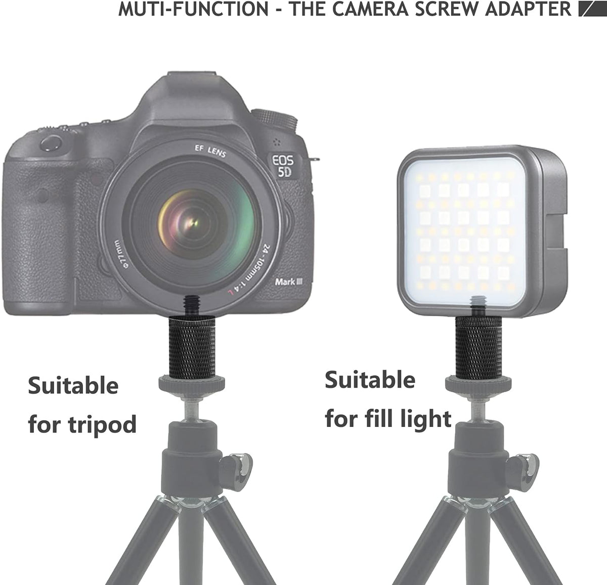 12 Pcs 1/4" & 3/8" Camera Screw Adapter Set - DSLR, GoPro, Flash & Light Stand Mounts