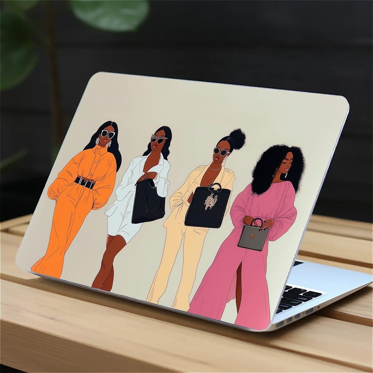 Compatible with MacBook Air 13.3 13.6 Inch Case 2022 2021 2020 2019 Plastic Hard Shell Case Cover,13.6 Air (A2681) M2 2022, Beautiful Women