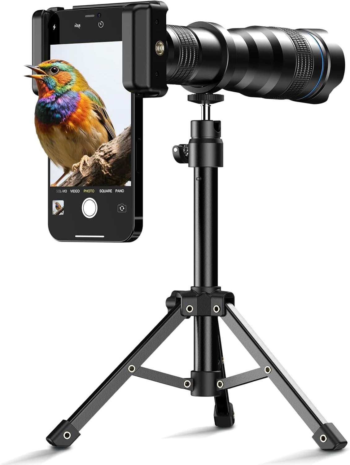 APEXEL 36X HD Telephoto Lens for iPhone/Samsung/Android | High Power Zoom Camera Lens with Tripod Mount, Universal Smartphone