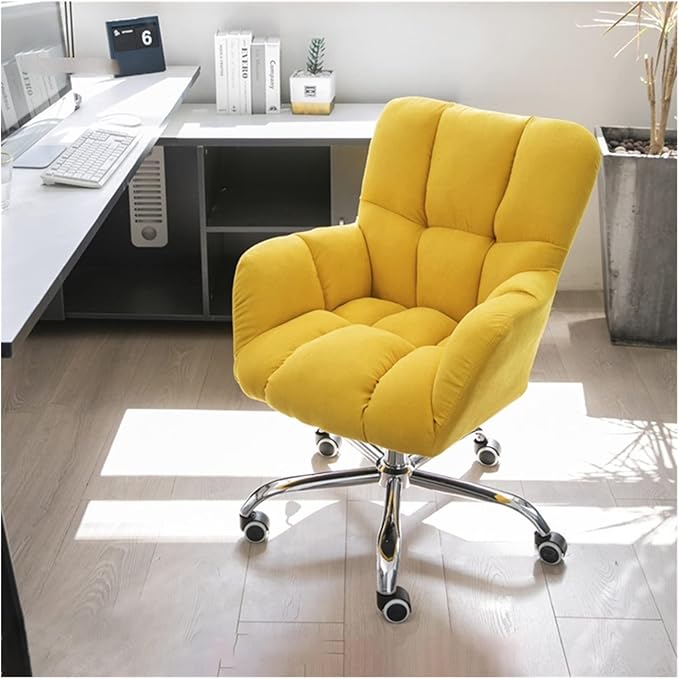 Adjustable Office Computer Chair with Armrest Home Office Chairs Back Armchair Furniture Computer Chair Swivel Game(Pink)