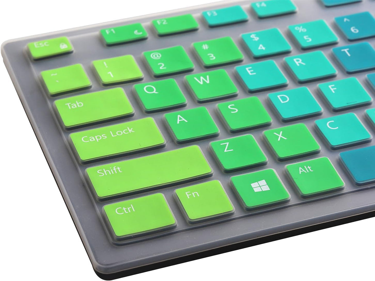 Keyboard Cover for Dell KM636 KB216 KB216t KB216d KB216p Wired & Wireless Keyboard, Dell Optiplex 5250 3050 3240 5460 7450 7050, Dell Inspiron Desktop 24" 27" 5400 5490 7700 7790 3475 3670 3477-RW