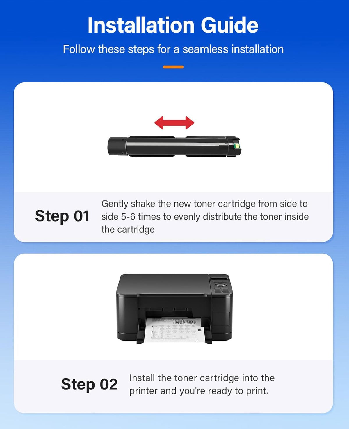 AltaLink C8030 C8035 C8045 Toner Cartridge Set 4-Pack Replacement for Xerox 006R01697 006R01698 006R01699 006R01700 Compatible for Xerox C8030 C8035 C8045 C8055 C8070 Printer Black Cyan Magenta Yellow