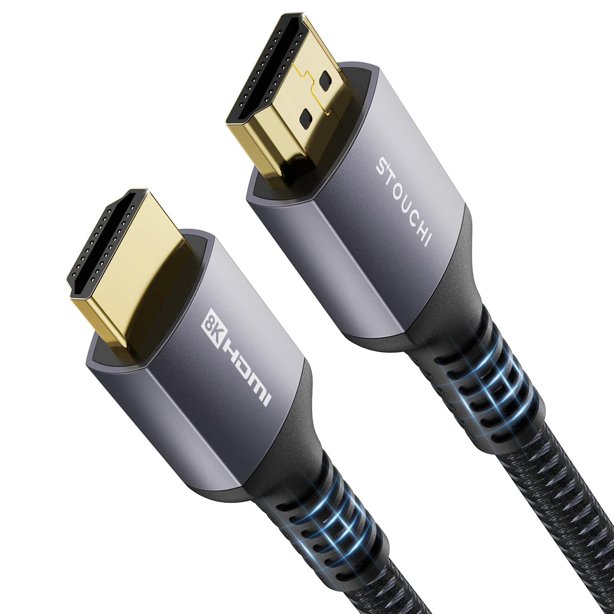 8K 5FT, 48Gbps 2.1a 4K@120Hz 8K@60Hz, PS5, 4K, Dolby Stouchi HDMI Cable for Soundbar Ultra High Speed HDMI Cord