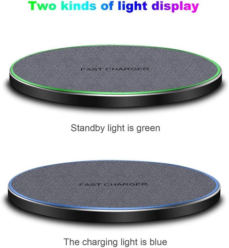 Fast Wireless Charger,20W Max Wireless Charging Pad Compatible with iPhone 16/15/14/13/12/SE/11/11 Pro/XS Max/XR,AirPods;FDGAO Wireless Charge Mat for Samsung Galaxy S25/S24/S23/Note,Pixel/LG