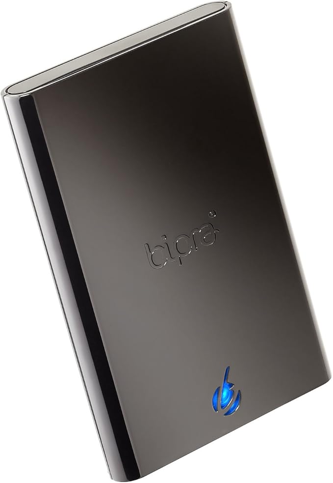 External Portable Hard Drive Includes One Touch Back Up Software - Black - FAT32 (320GB)