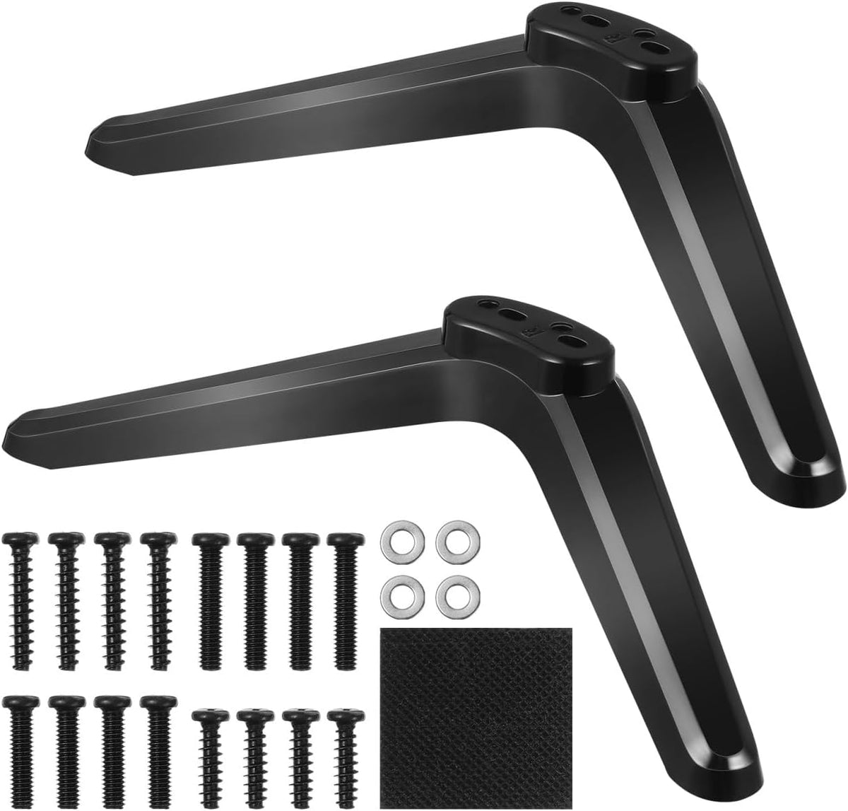 GLEAVI 32-55 Inch Universal Tv Mount Stand for Tvs Tabletop Tv Holder with Stable Non-Slip Base and Screws Easy