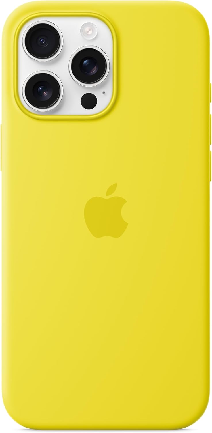 Apple iPhone 16 Pro Max Silicone Case with MagSafe and Camera Control: Lightweight Phone Case, Wireless Charging Compatible, Smooth Matte Finish; Star Fruit