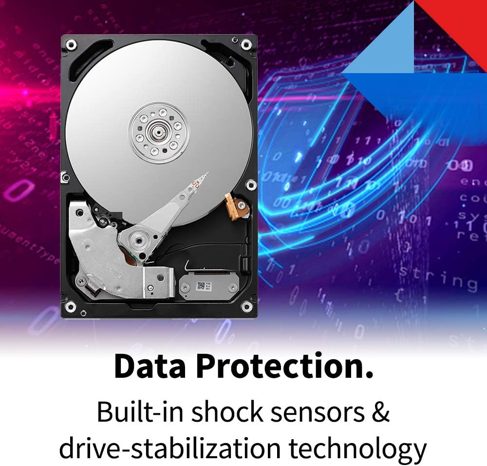 Toshiba X300 14TB Performance & Gaming 3.5-Inch Internal Hard Drive - CMR SATA 6 Gb/s 7200 RPM 512 MB Cache - HDWR51EXZSTA