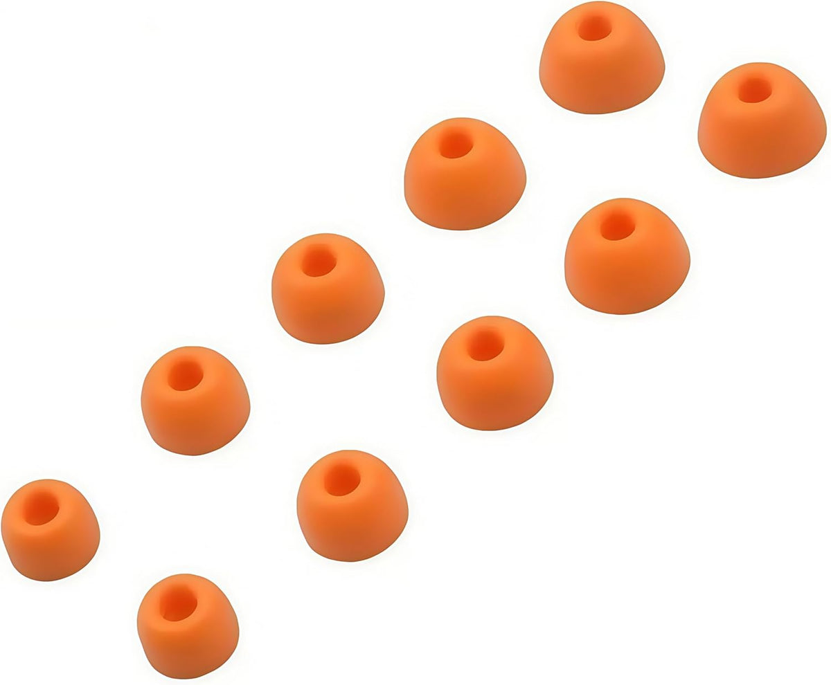 Powerbeats Pro 2 Replacement Ear Tips 5 Pairs - Designed Exclusively for Beats Powerbeats Pro 2 (2024), Not Fit Pro 1st Gen - Sport Anti-Slip Silicone Earbud Tips, Secure Gym/Running Fit -Orange