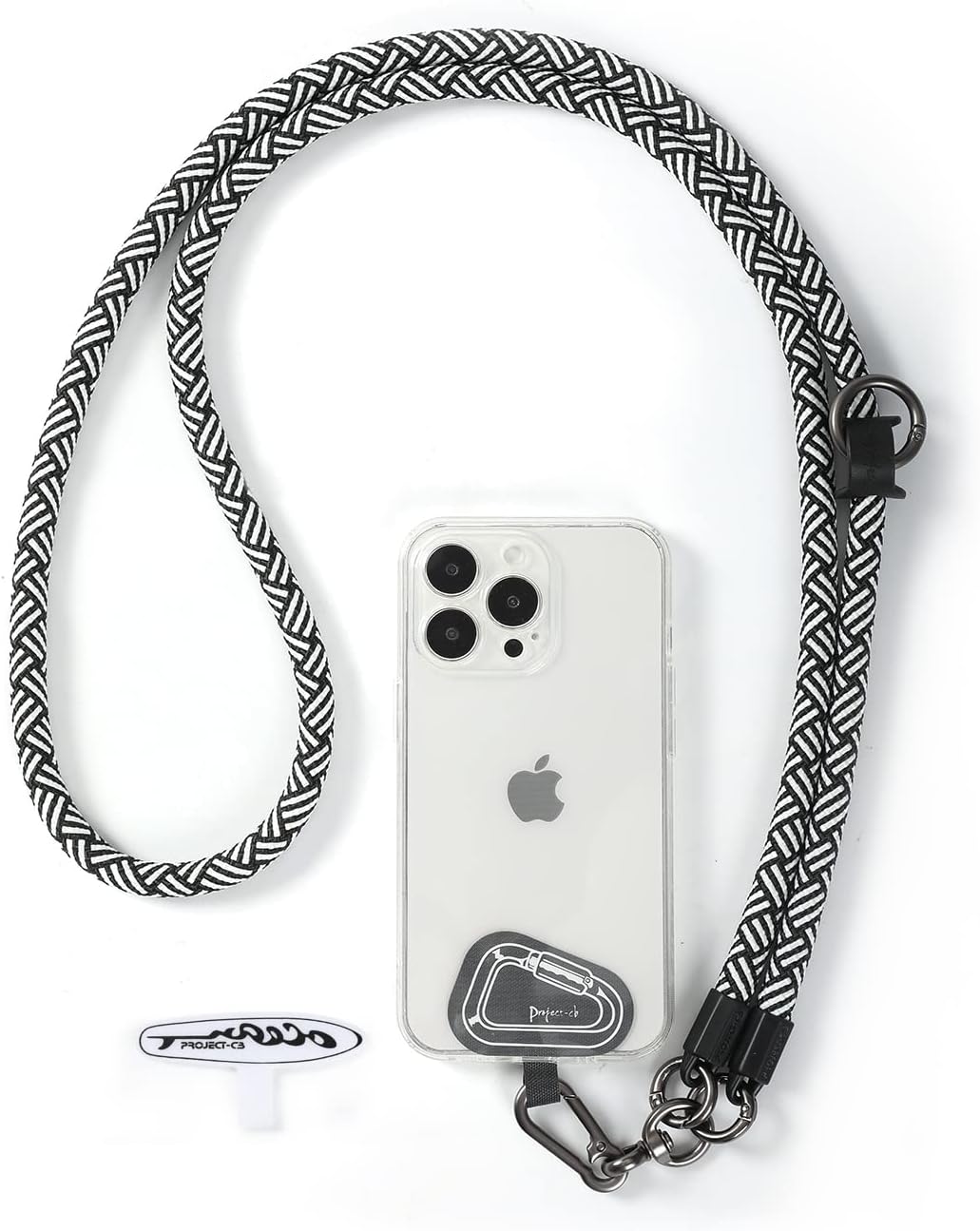 project-cb Cell Phone Lanyard ×1, Tether Tab ×2, Universal Adjustable Phone Strap, Crossbody, Neck Phone Lanyard, Rope Strap