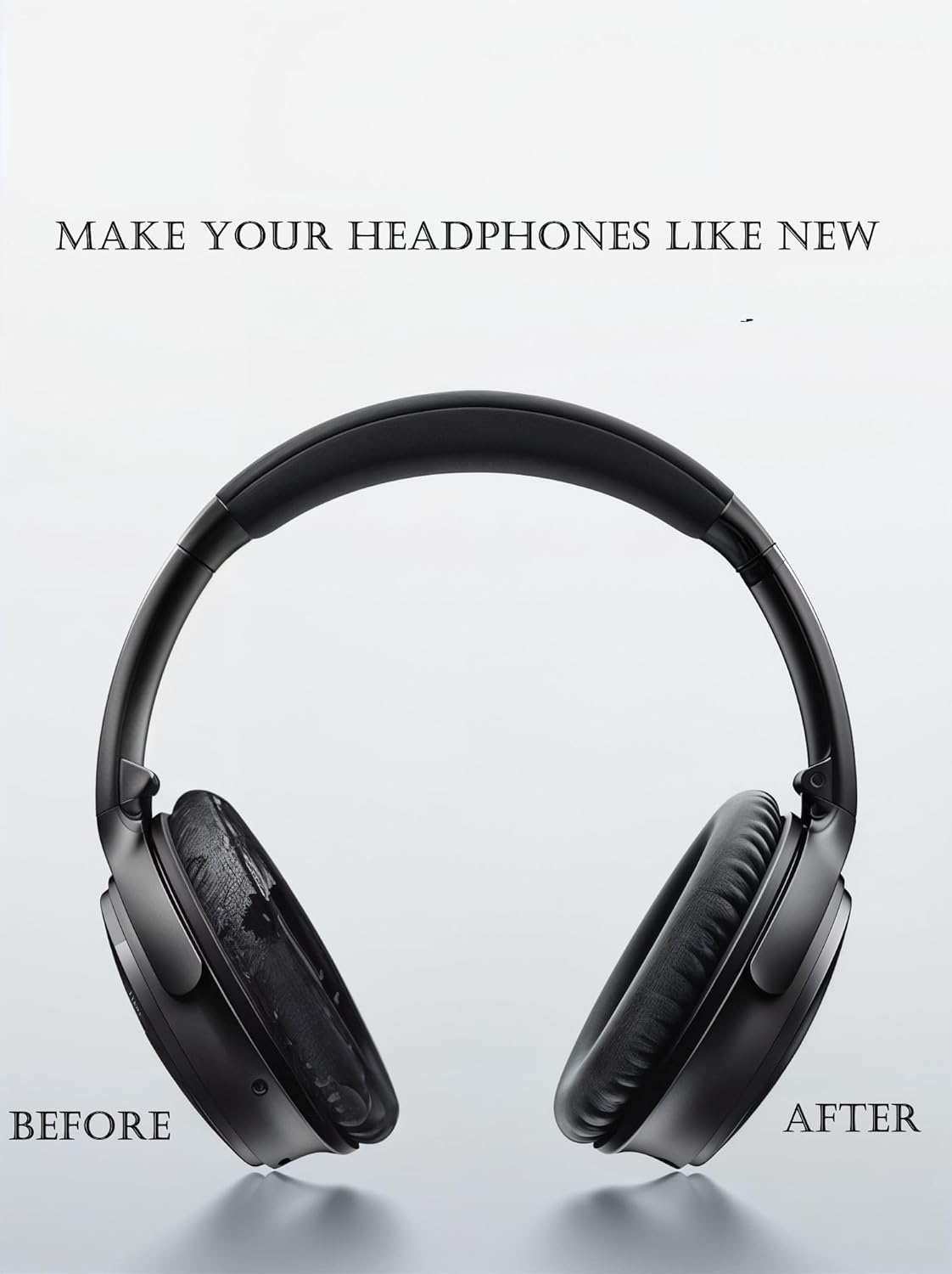 Headphones Replacement Ear Pads,Compatible for Bose Quietcomfort QC15 QC25 QC35 35 ii-(Black Floral)