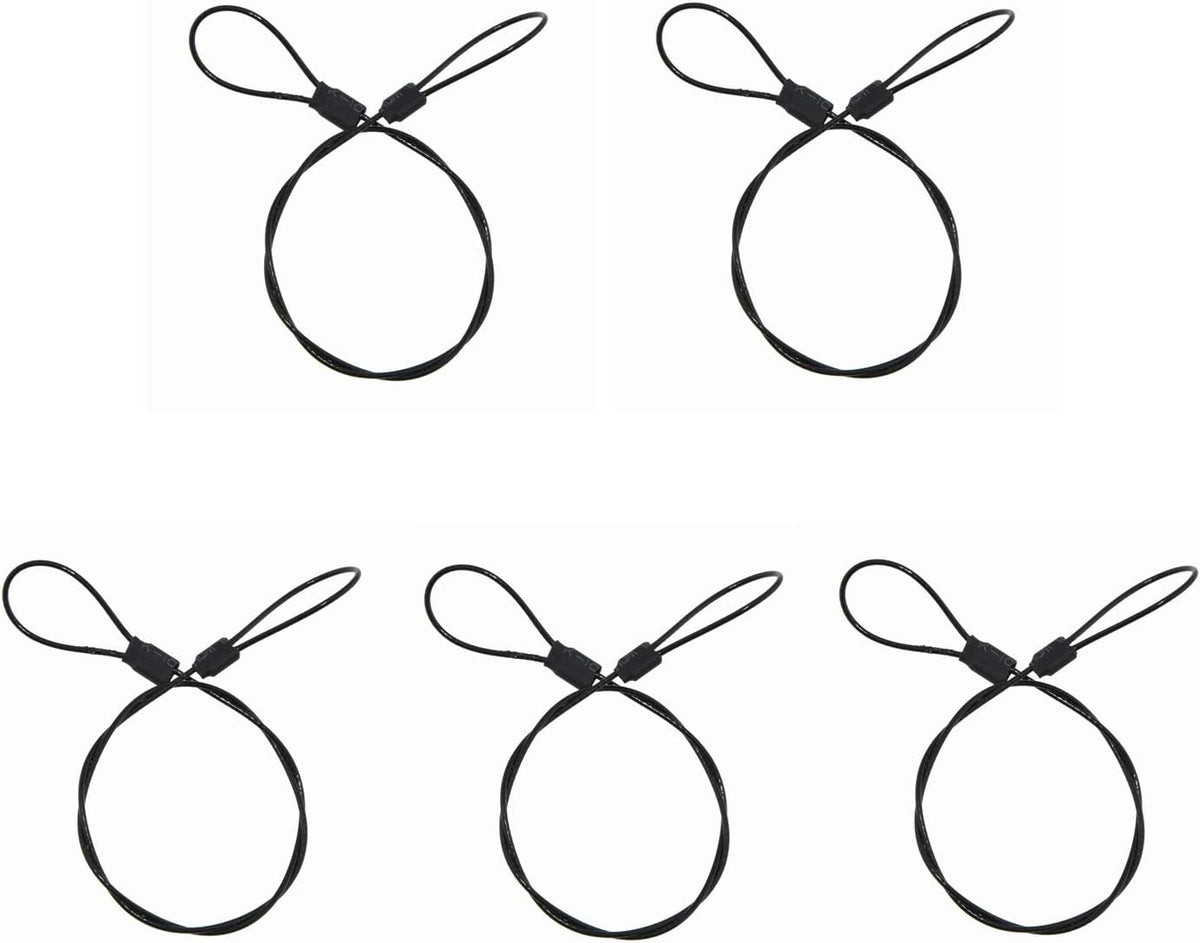5PCS 12Inch 6/5/4/3+/3/2/1/Session,Action Equipment(12in) SIOTI Steel Tether Lanyard with for GoPro Hero Camera