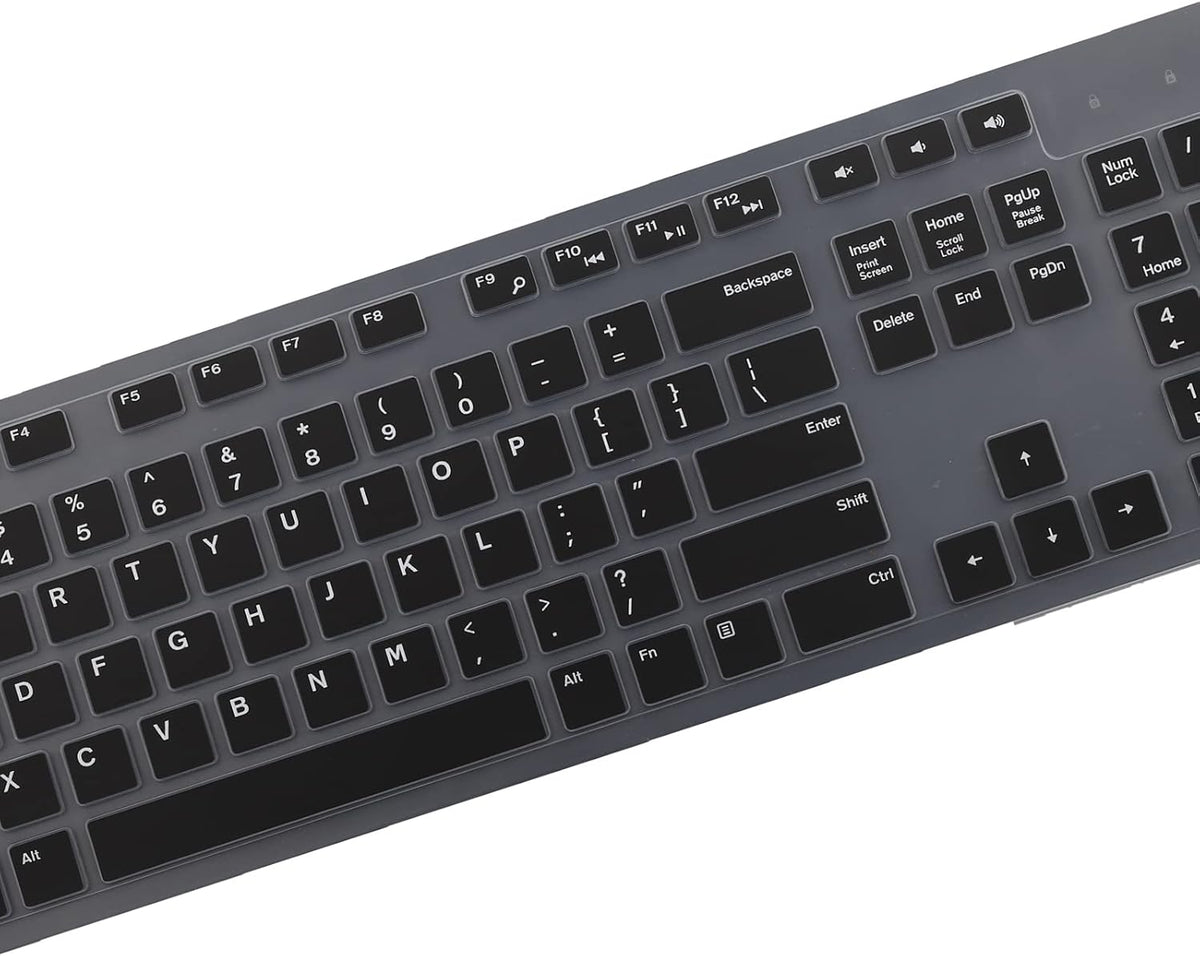 Keyboard Cover Skin for Dell KM636 KB216 KB216t KB216d KB216p Wired & Wireless Keyboard, Dell Optiplex 5250 3050 3240 5460 7450 7050, Dell Inspiron Desktop 24" 27" 5400 5490 7700 7790 3475 3670 3477