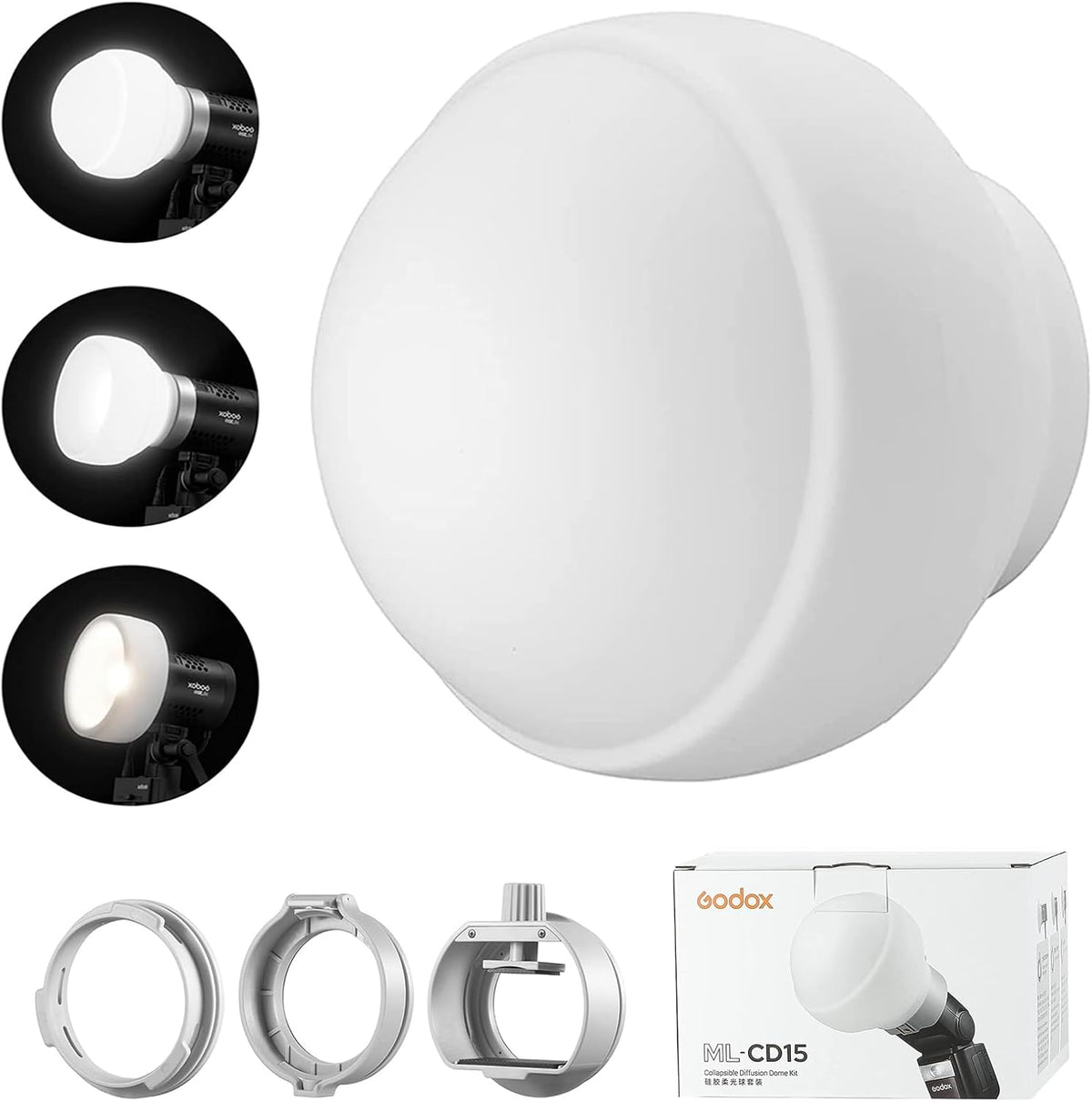 GODOX ML-CD15 V1 V860III V860II V850II TT685II TT600 TT560II TT520II TT660 ML30 ML30Bi ML60 ML60Bi AD100PRO AD200PRO
