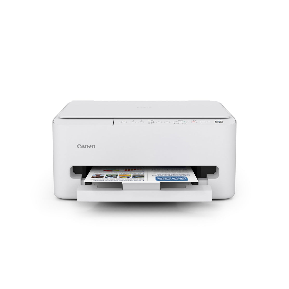 Canon PIXMA TS4320 Wireless Color Inkjet Printer for Duplex Printing, White - Cost Efficient Home Printer with Copier/Scanner, Compact Design, Easy