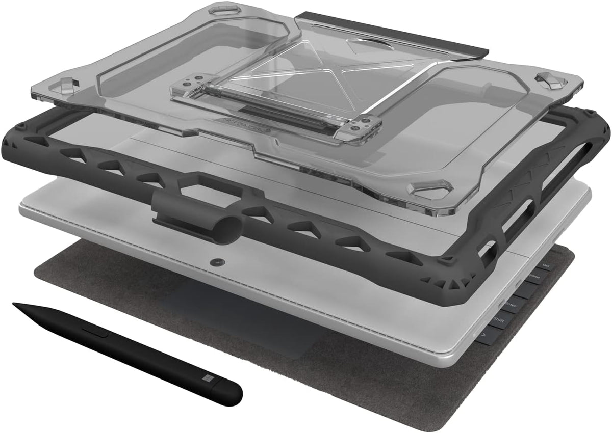 MaxCases Shield Extreme X2 for Microsoft Surface Pro 8 (Gray)