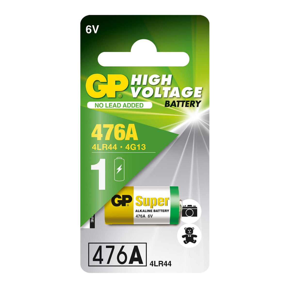 GP Batteries 30220 Battery Alkaline 6V