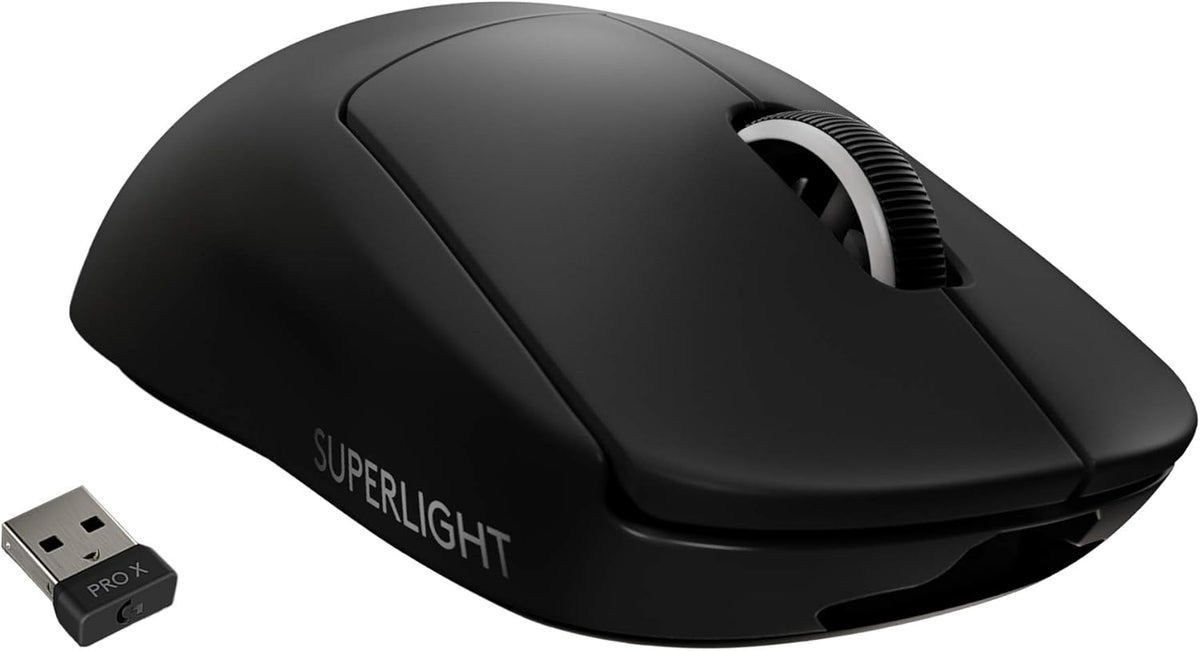 Logitech G Pro X Wired Gaming Headset + G PRO X Superlight Wireless Gaming Mouse - Black