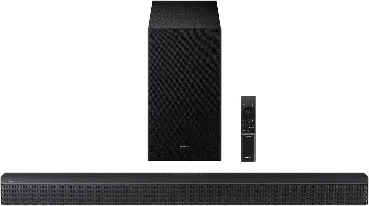 Samsung B-Series Soundbar HW-B630F 3.1 ch DTS Virtual:X Soundbar with Subwoofer (2025 Model) One Remote Control, Voice Enhance Mode, Adaptive Sound