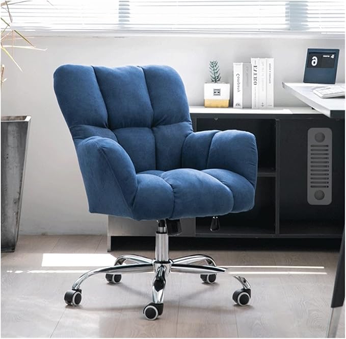 Adjustable Office Computer Chair with Armrest Home Office Chairs Back Armchair Furniture Computer Chair Swivel Game(Pink)