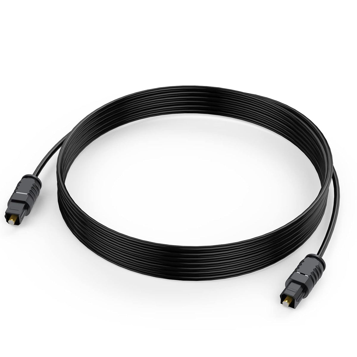 10 PS4 Optical Audio Cable feet, Digital Optical Audio Cable Ultra Thin Cord, Toslink SPDIF Fiber Optic Cable
