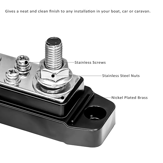Recoil BBPG5 Bus Bar Stud Positive and Negative Power Distribution Block