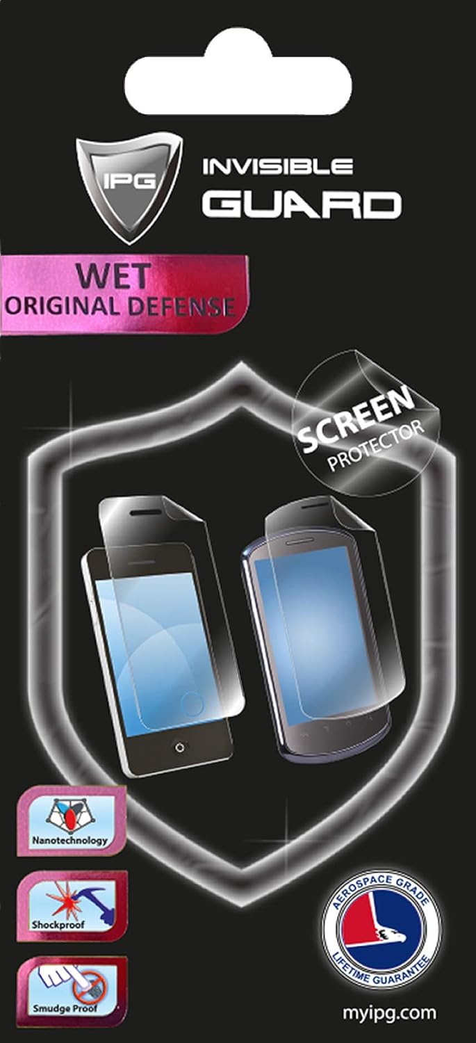 A02 MP3 (2 IPG For AGPTEK PLAYER Screen Protector Units) with Lifetime Replacement Invisible Protective Screen Guard