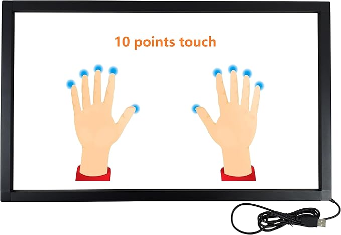 37 Inch Interactive 10 Points Infrared IR Touch Screen Overlay Frame Free Driver
