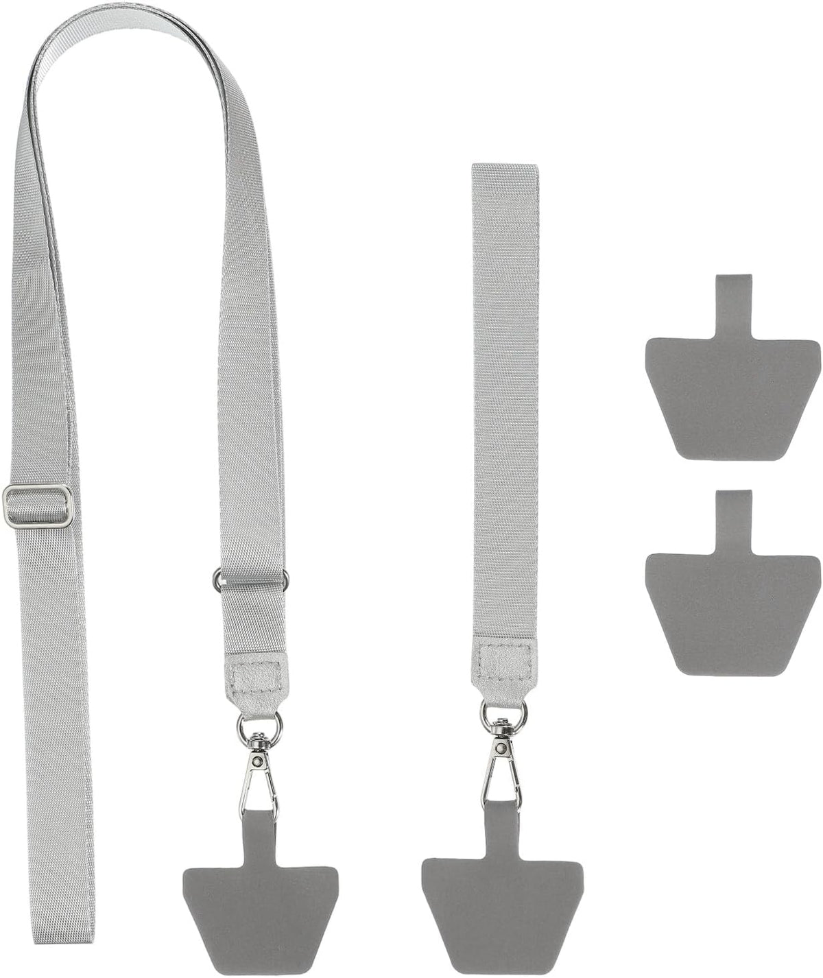 PATIKIL Smart Phone Lanyard with Wrist Strap and Patches for Most Smartphones ID Badges Keychain