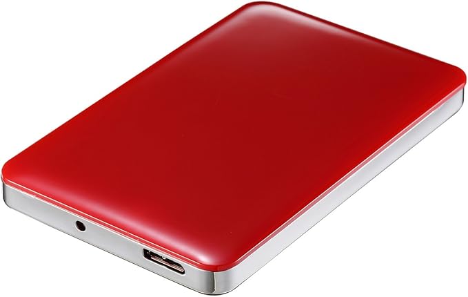 U3 2.5 inch USB 3.0 FAT32 Portable External Hard Drive - Red (100GB)