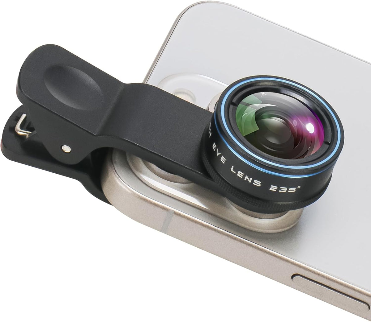 Fisheye Lens 235° Phone Camera Lens, Fish Eye Lens for iPhone 14 13 12 X XR Pixel Samsung Smartphone,Clip on Cell Phone，Funny Photos