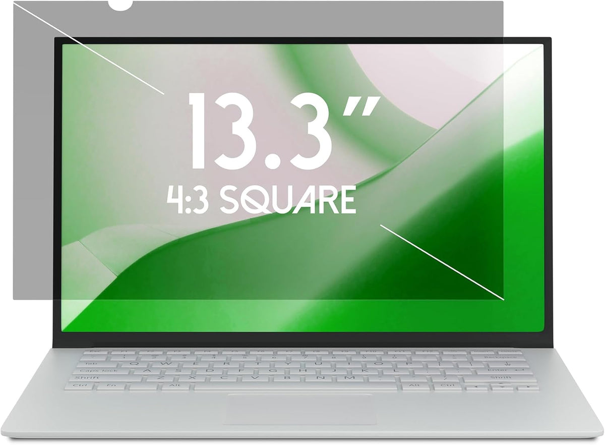 13.3 Inch Laptop Privacy Screen Shield for 4:3 Display - Anti Glare Computer Privacy Screen Cover | Blue Light Blocking Screen Protector | Scratch Resistant UV Filter | Attachment Type