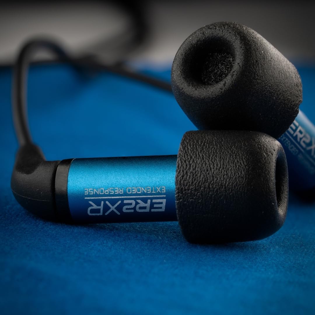 Comply 100 Core Series | Memory Foam Replacement IEM Ear Tips for Etymotic, Westone, Klipsch & More | Superior Noise Isolation, Ultimate Comfort, Secure Fit | Round, Black, Small (3 Pairs)