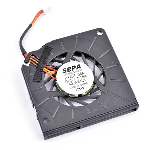 HY45T-05A 4.5cm 45mm 45x45x5mm Thickness 5mm DC5V 0.15A 3 Wires 4 Wires for Tablet/Laptop/Handheld Device/Projector(4 Lines)
