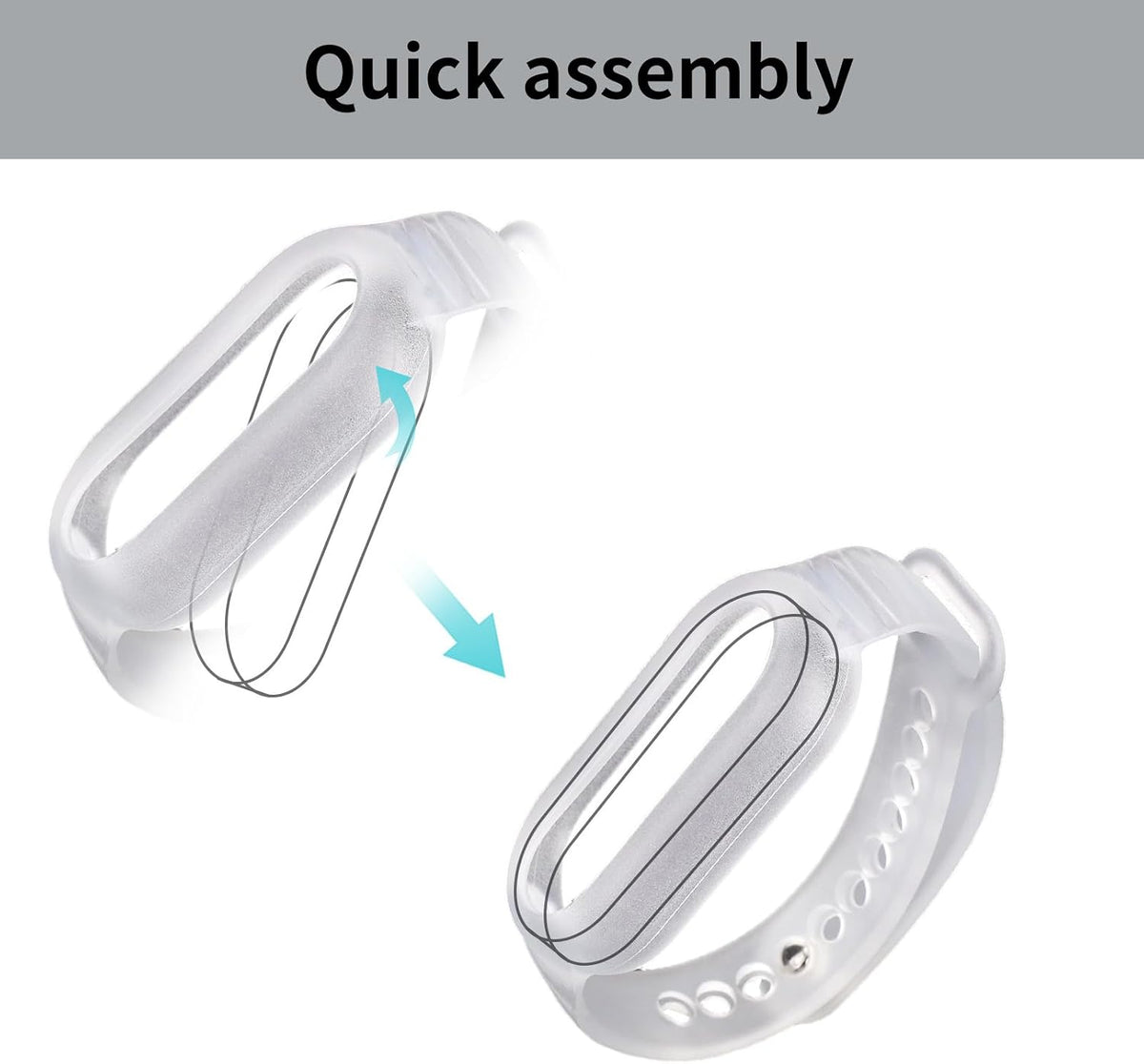 Fukaisu Wristband and Protective Case for NotePin, Adjustable TPU Wristband Durable Wearable Accessory Compatible