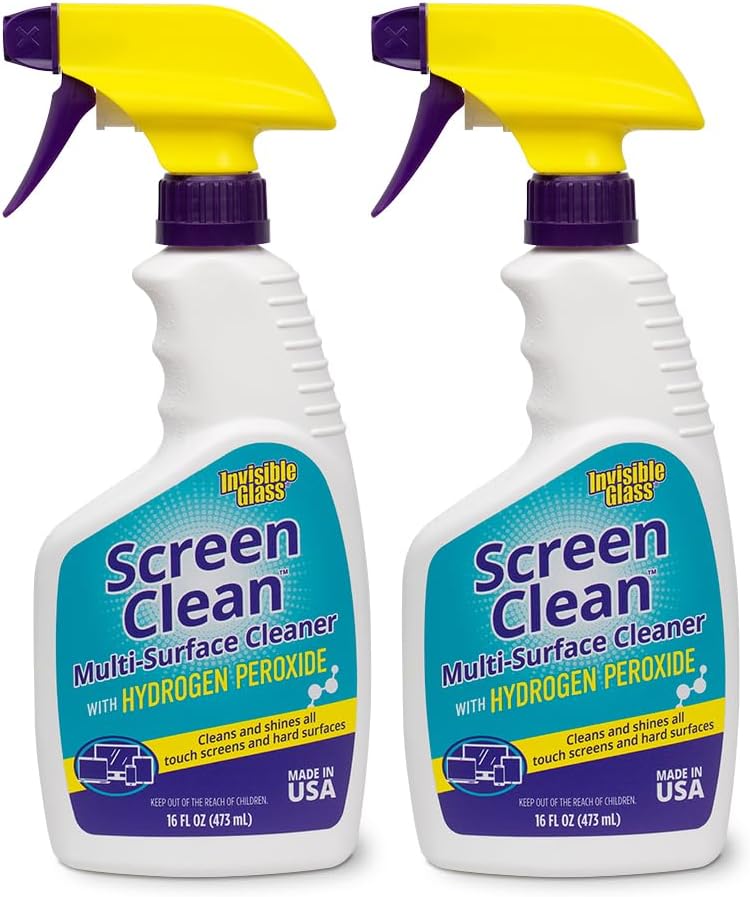 92013-2PK 16-Ounce Pack 2 Invisible Glass Screen Clean Multi-Surface Cleaner Perfect for Touch Screens, Smart Phones