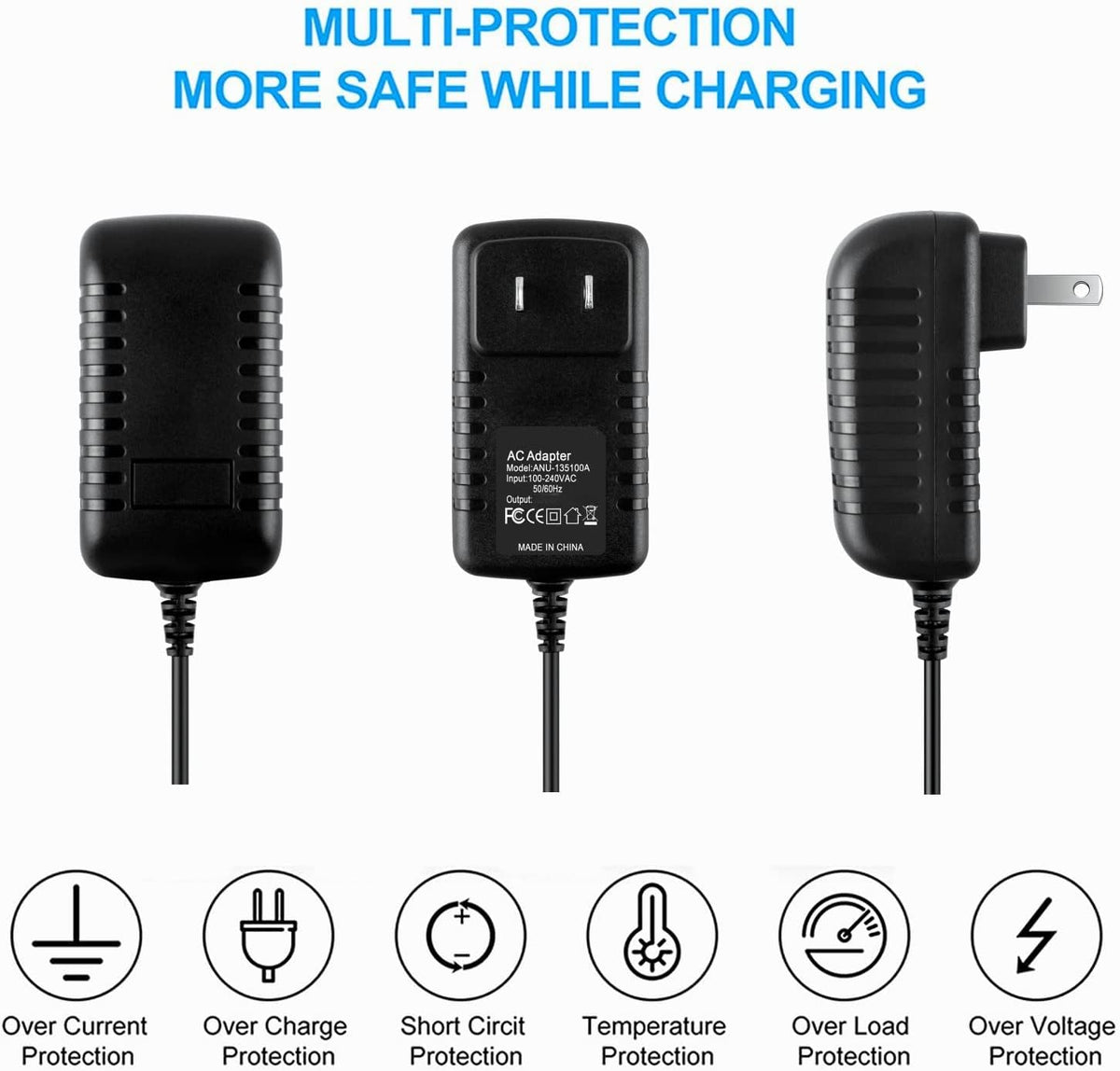 Dysead LED191DU LED191U 18.5 AC DC Adapter for Majestic Ultra Slim HD LED LCD TV HDTV