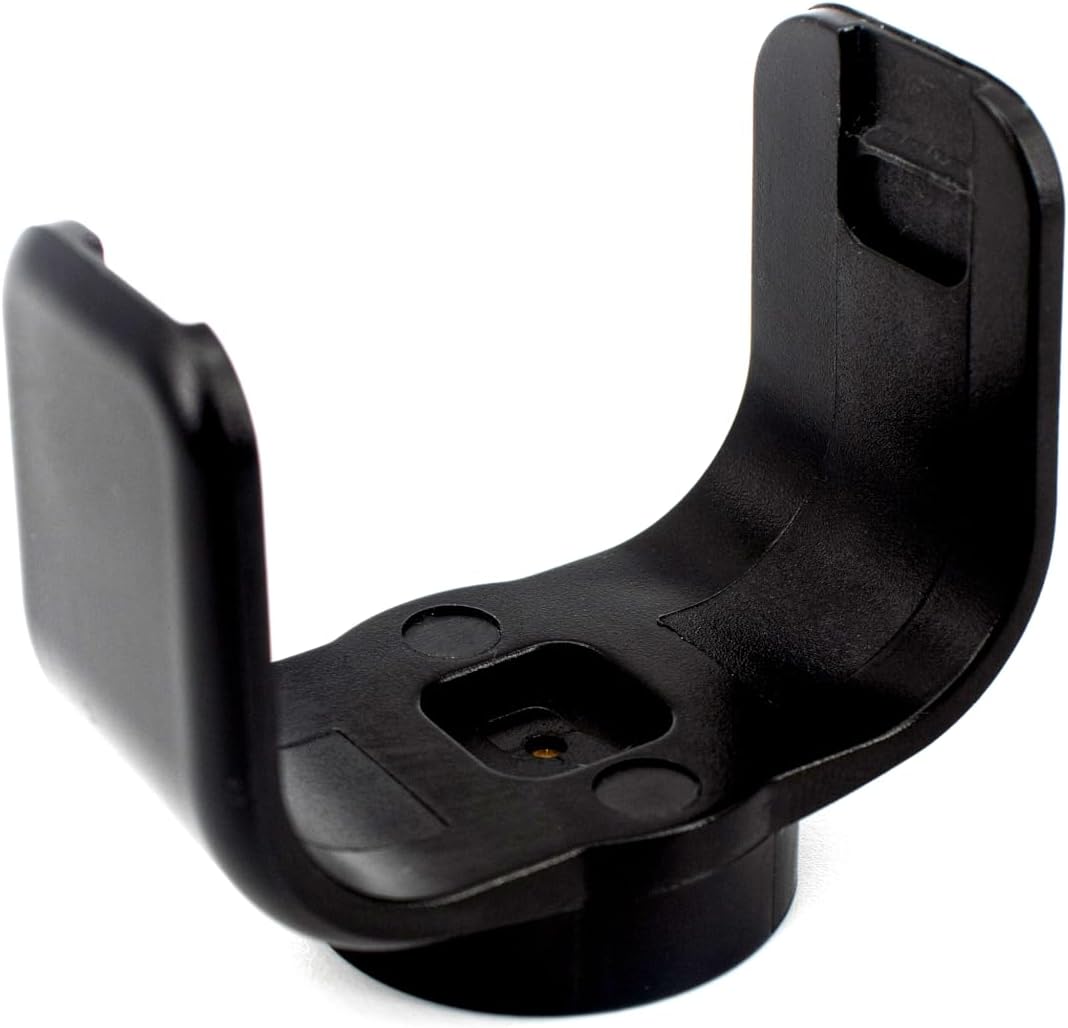 GNAFETS Webcam Holder, Durable, Tight Grip, Stable Mount - Compatible with Logitech StreamCam, Black and White (Black)