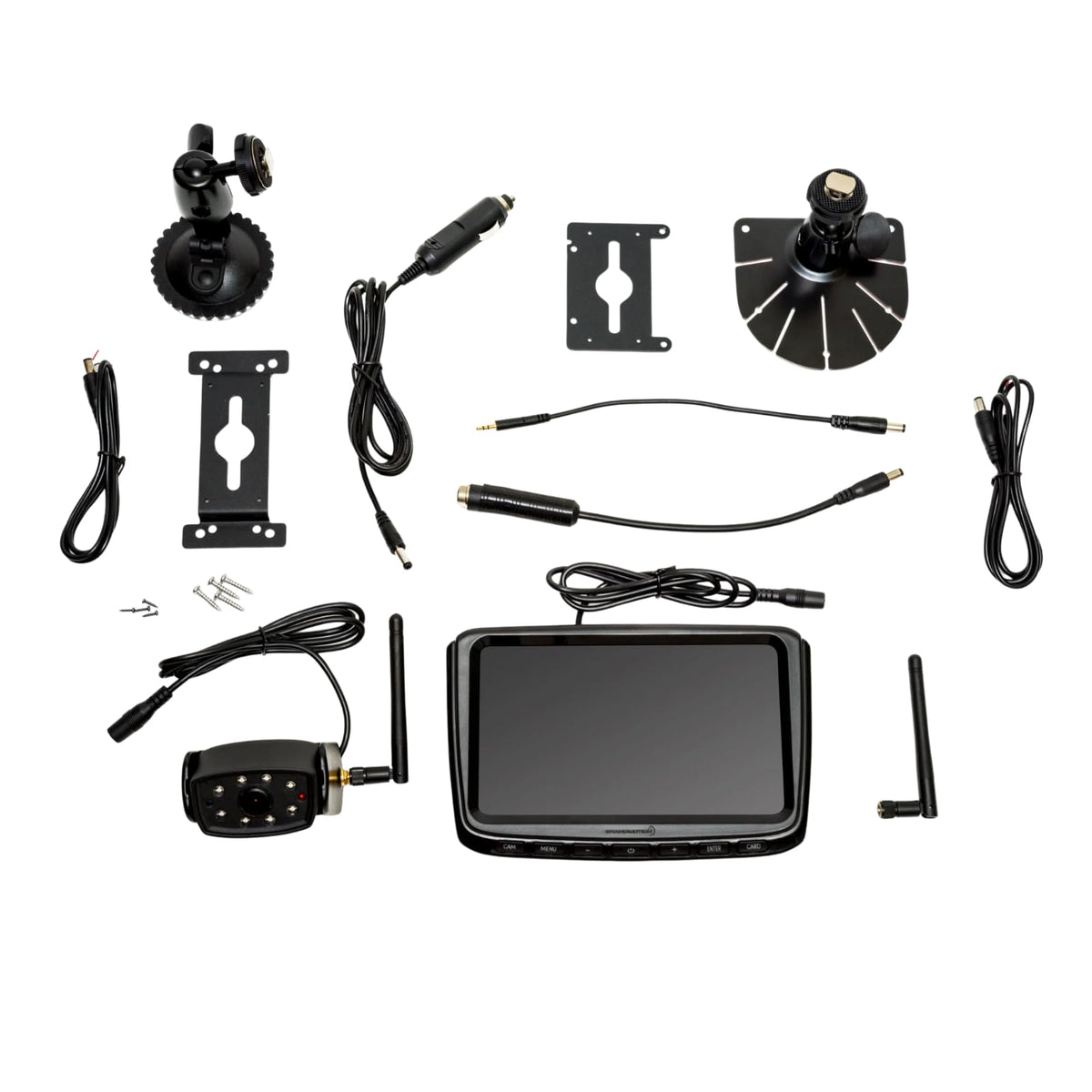Brandmotion Wireless Observation IR Camera System with 7? HD Monitor | Compatible with RAM 1500 (09-2018) and Heavy Duty (2010-Current) | ADHS-7810v2