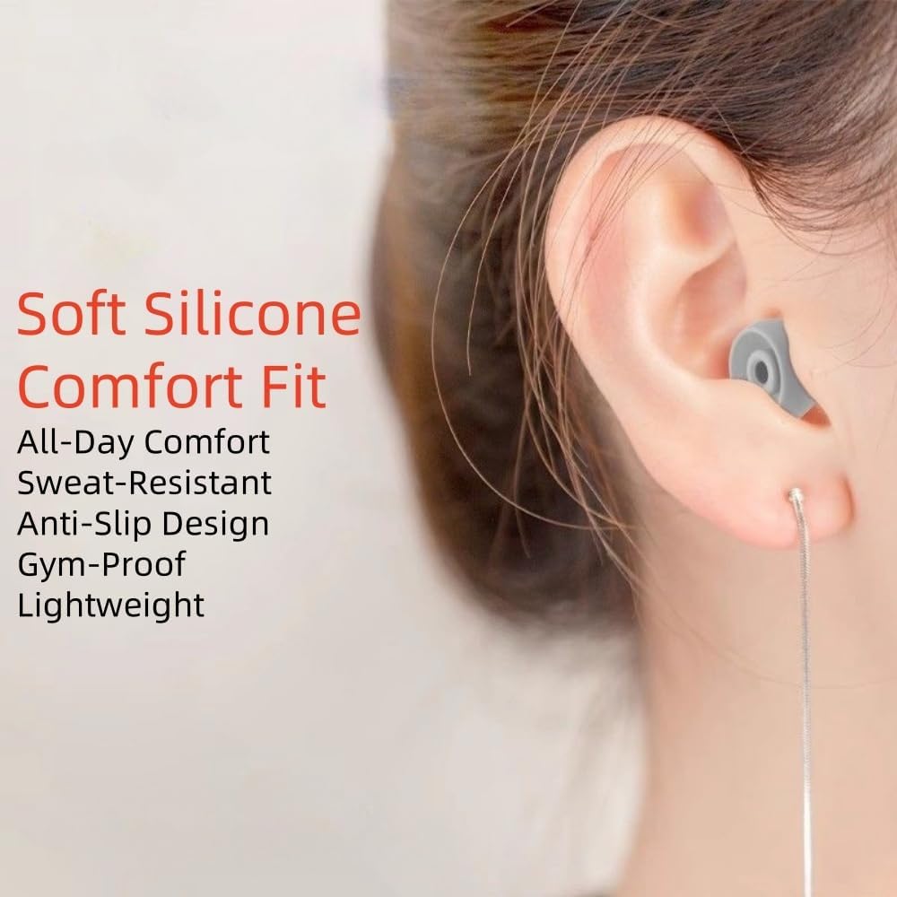 Replacement Ear tips for Beats Fit Pro, Beats Studio Buds+, Beats Studio Buds, Beats Solo Buds Silicone Earbuds Washable Noise isolation, Fit in The Charging Case, 6 Pairs S/M/L (Stone Purple)