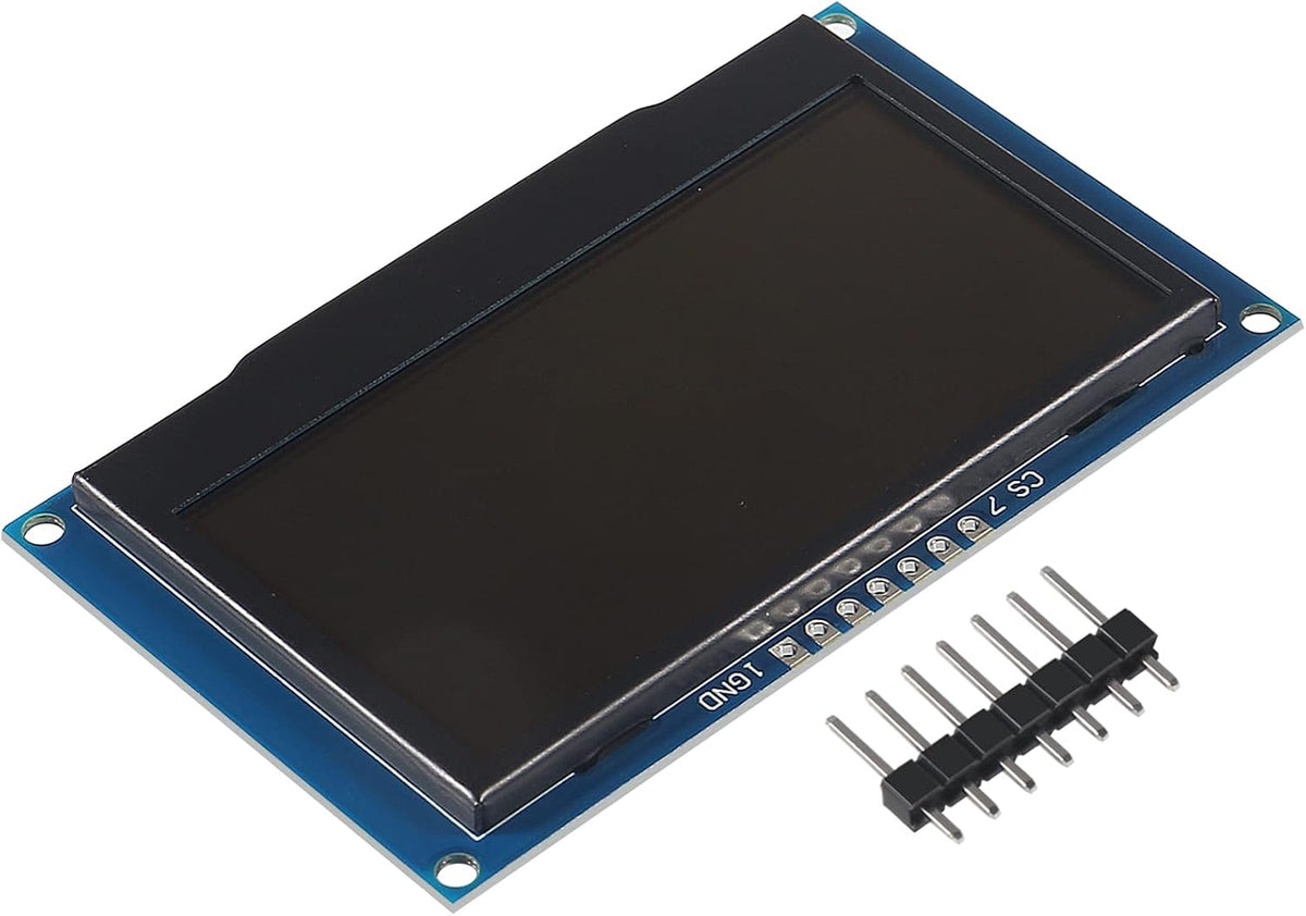 DWEII 2.4" 2.42 inch 128x64 SSD1309 7 I2C R3 OLED LCD Display Module Pin SPI/IIC Serial Interface for Arduino UNO DIY