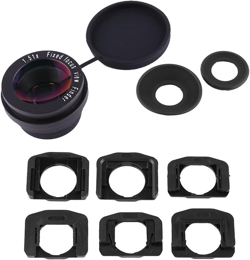 1.5X Black DSLR Eyecup for Enhanced Focus and Comfort