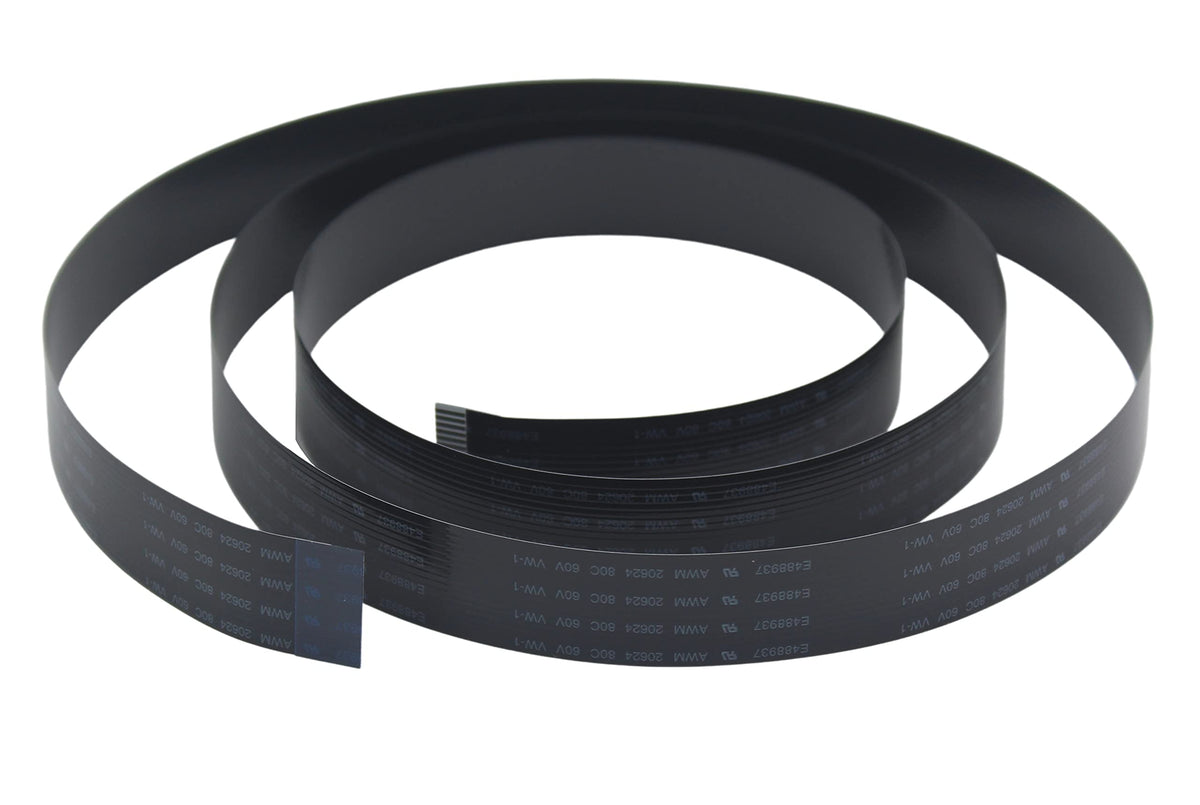 A1 FFCs - Flex Ribbon Extension Cable for Raspberry Pi Camera - Black 1m/3.28ft Long