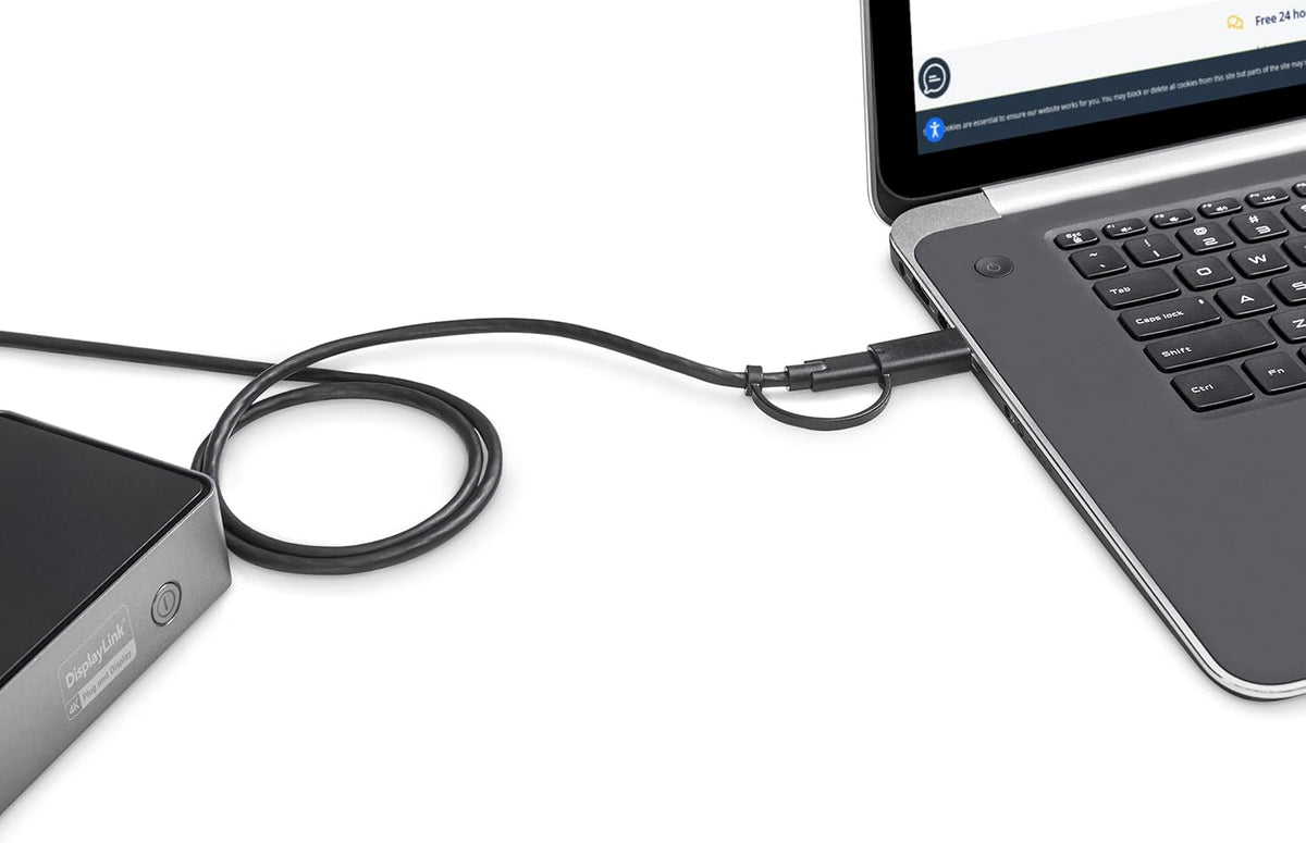 StarTech.com USB-C / USB-A Hybrid Docking Station for MacBook Pro / Air M1 M2 M3 M4 & Windows, Universal Triple 4K 60Hz HDMI DP Dock, Thunderbolt Compatible, 85W Laptop Charging - TAA