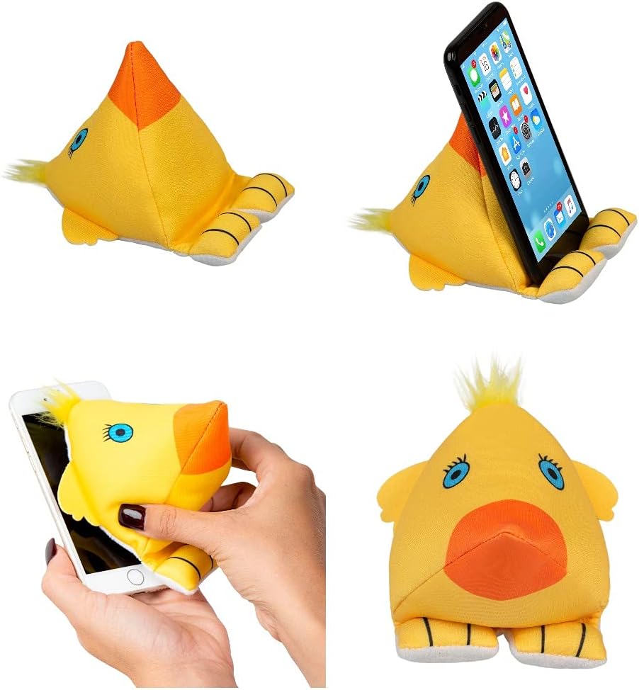 Gifts for Readers & Writers 2 1 Plusheez Mobile Phone Holder | in Phone Stand with Micro Fibre Wipe | Screen Cleaner |